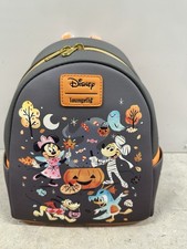 Disney Loungefly Mini Backpack Mickey Mouse & Friends Halloween Bash NWT picture