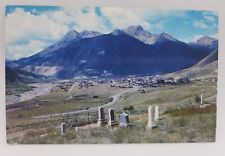 Vintage Postcard Silverton Colorado Graveyard And Town picture