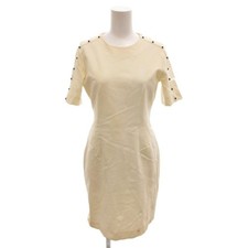 ESCADA SPORT Dress Knee Length Short Sleeve Ivory Size 34 (Ages 14+) picture