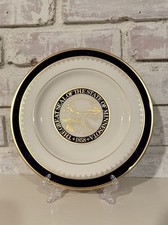 Rare Pickard China Gold Bracelet Salad Plate with State Seal of Minnesota 8.5