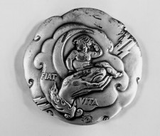 1935 Society Of Medalists Creation Universe Medallion  ART DECO Design Winner picture
