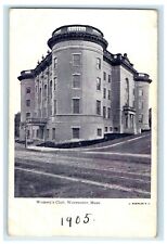 1905 Women's Club Building, Worcester, Massachusetts MA Antique Postcard picture