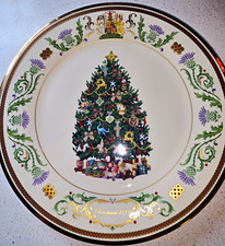 Lenox Christmas Trees Around the World Scotland Limited Edition Fine China Plate picture