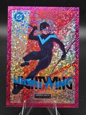 2026 Upper Deck Platinum DC NIGHTWING Cover Variant Pink Crystals 5/5 picture