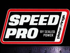 SPEED PRO Piston Rings - Original Vintage 1970's 80’s Racing Decal/Sticker picture