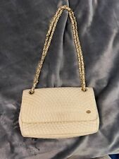 BALLY Authentic Quilted Chain Shoulder Bag Leather (beige) picture