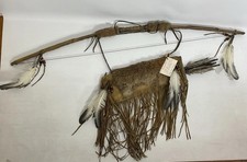 Bridget Eagle Feather Signed Bow & Quiver Set - 3 Arrows - Spirit of the Plains picture