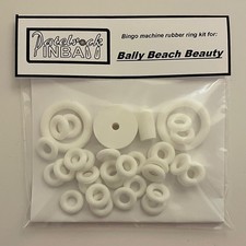 1955 Bally Beach Beauty Pinball / Bingo Machine Rubber Ring Kit picture