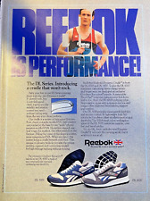 1987 Magazine Advertisement Reebok Athletic Shoes Reebok Is Performance picture