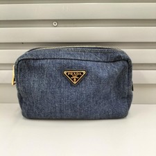 Prada 1Na021 Denim Pouch picture