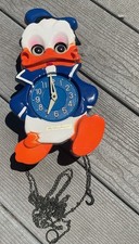 Vintage MI-Ken Walt Disney Donald Duck Wall Clock ( Not Tested) 1960’s picture