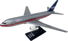 Flight Miniatures USAir Boeing 767-200 Silver Desk Display Model 1/200 Airplane picture