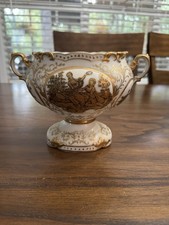 VTG Lenwile Ardalt Japan Porcelain Footed Bowl  Neoclassical Revival Style picture
