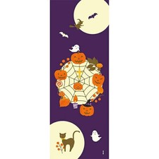 Hamamonyo Picture Tenugui Towel Cotton Halloween Ｍoon Wall Decor Made in Japan picture