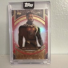 2025 Topps Marvel The Collector Erik Killmonger RED 1/5 MCU Perfection #26 picture