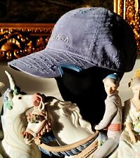 Balenciaga Denim Canvas Embroidered Baseball Cap with Cut-out Design. picture