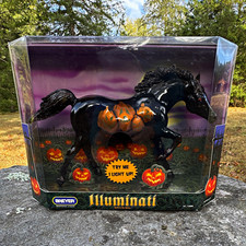 Breyer 2006 Illuminati Light-Up Halloween Horse Figurine Model w/Box picture