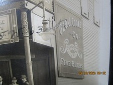 RPPC BATTAU SALOON 1425 NE 63 St. Englewood Chicago 1915 Geo.J. Cooke BEER SIGNS picture