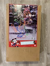 Disney 53.15-In Goofy Neon Decor Stacked Presents LED Lighted Outdoor Figure NEW picture