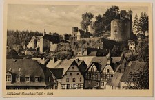 Real Photo Postcard Monschau Eifel Castle Climatic Spa Schöning approx. 1930-40 Real Photo picture