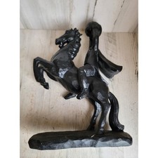 Halloween black headless horseman unique figure home decor pumpkin picture