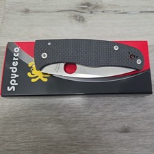 Spyderco Bodacious Sprint Run Knife CPM-S90V Blade Black Carbon Fiber C263CFP90V picture