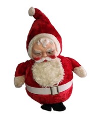 Vintage 1950's Bijou Roly Poly Santa Claus Rubber Face 20