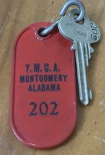 YMCA Hotel Montgomery, Alabama Hotel Room Key #202 Y.M.C.A. Montgomery, Alabama picture