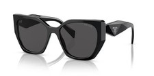 PRADA PR 19ZS 1AB5SO Black Dark Grey Large Women Sunglasses ALL RETAIL PACKAGING picture