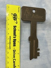 RARE Vintage Adtec  Cut Prison Jail Cell Key picture