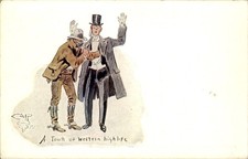 Western dandy and bandit Humor W. T. Ridgley Calendar Co. c1907 Vintage Postcard picture