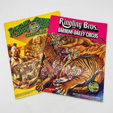 Lot of 2 Ringling Bros and Barnum & Bailey Circus Programs 1972 1980 picture