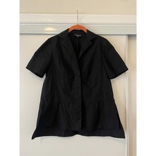 VTG 90s Narciso Rodriguez Cotton Smock Blouse - EU 38 picture