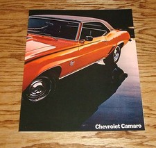 Original 1969 Chevrolet Camaro Facts Features Sales Brochure Folder 69 Chevy picture