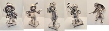 Lot of 5 Rare Vintage Italian Silver Figurines picture