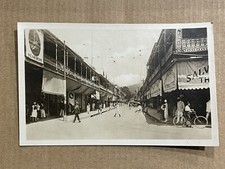 Postcard RPPC Trinidad BWI Port of Spain Frederick Street Vintage PC picture