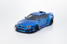 Kyosho 1/18 Nissan Skyline GT-R R34 Blue Resin Model Car Preorder Aug 2026 picture
