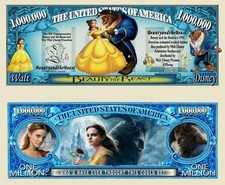 40 Pack Beauty and the Beast Disney Dollar Collectible 1 Million Novelty Money picture