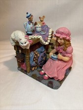 Vtg. Little Miss Muffet Animated Musical Figurine Classic Treasures picture