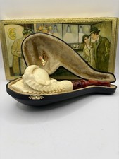 Vintage Estate Pipe Cao Incredible Quality Meerschaum Unsmoked In Case picture