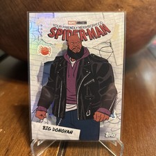 Topps 2026 Marvel Neon Big Donovan REFRACTOR YOUR FRIENDLY NEIGHBORHOOD SPIDY  picture