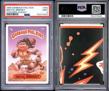 1985 Topps Garbage Pail Kids Series 2 OS2 56b Brutal Bridget GLOSSY PSA 9 MINT picture