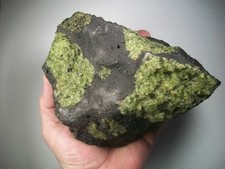 Natural PERIDOT on BASALT Specimen picture