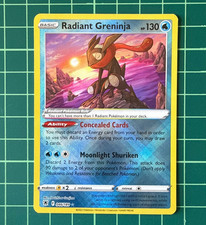 Radiant Greninja 046/189 Radiant Rare Pokemon TCG ASR ENG NM picture