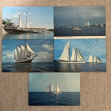 Vintage  (5) 1975  Boothbay Harbor ME Waterfront  Postcards unposted 2656 picture