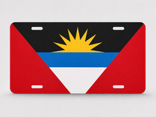 Country Flag Inspired 4x7 Aluminum License Plate Pick Your Country Novelty picture