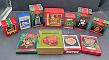 🎅🦌Hallmark Keepsake Ornament Lot of 11 vintage Christmas Decorations New NOS🎄 picture