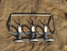 Vintage AutoFryStop Glass Fire Triple Bracket Mount Model X-B-24 Manual Antique picture