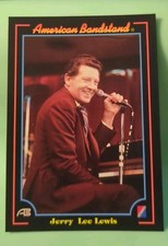 1993 Collect-a-card American Bandstand TV Card #7 Jerry Lee Lewis picture