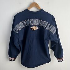 Disney Cruise Line Spirit Jersey XS Navy Blue Gold Made in USA Long Sleeve Shirt picture